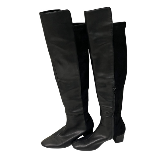 Nine West Black Over the Knee Boots Size 7 1/2M - Picture 4 of 13